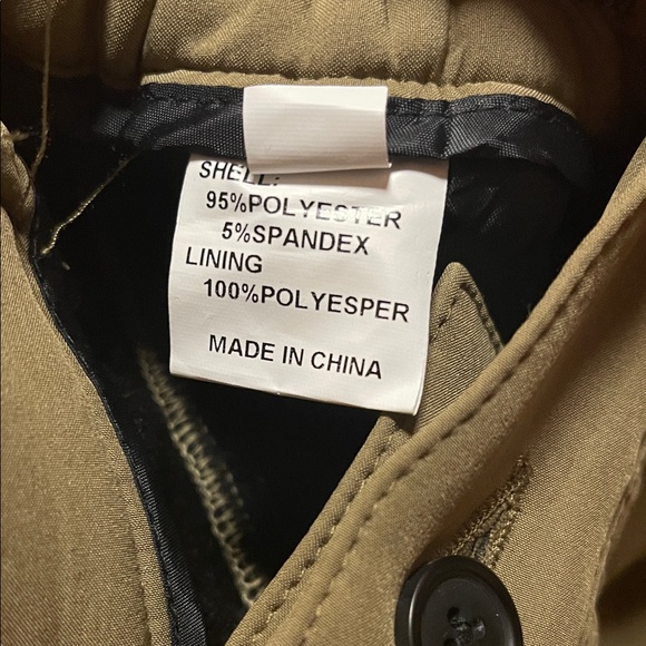 Men's Snow Pants Insulated Soft Velour Lined Cargo With Zippers Stretch Waist 29 - Picture 3 of 12